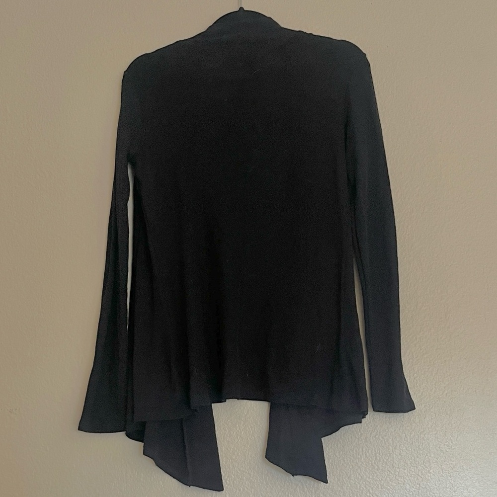 Merino Wool Cardigan Lightweight Washable Open Front Sweater - Picture 2 of 7